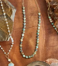 Karen Kane Turquoise Beaded Necklace