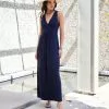 Karen Kane V-Neck Maxi Dress 2 Karen Kane V-Neck Maxi Dress -karen kane Sales Shop 04 04 23 KK Location5410