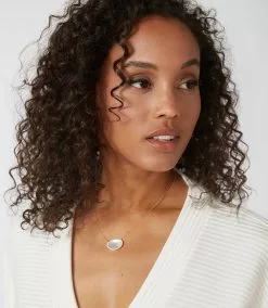 Karen Kane Mother Of Pearl Pendant Necklace