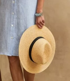 Karen Kane Straw Panama Hat