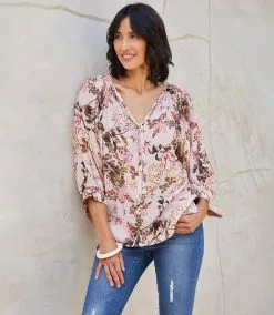 Karen Kane Blouson Sleeve Top