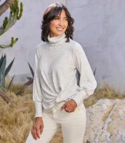 Karen Kane Turtleneck Pick-Up Top