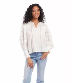 Karen Kane Blouson Sleeve Lace Top 14 Karen Kane Blouson Sleeve Lace Top -karen kane Sales Shop 1L70171 OWH 21628