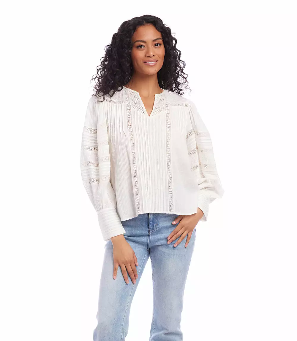 Karen Kane Blouson Sleeve Lace Top 5 Karen Kane Blouson Sleeve Lace Top - Image 3