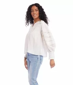 Karen Kane Blouson Sleeve Lace Top 16 Karen Kane Blouson Sleeve Lace Top -karen kane Sales Shop 1L70171 OWH 21639