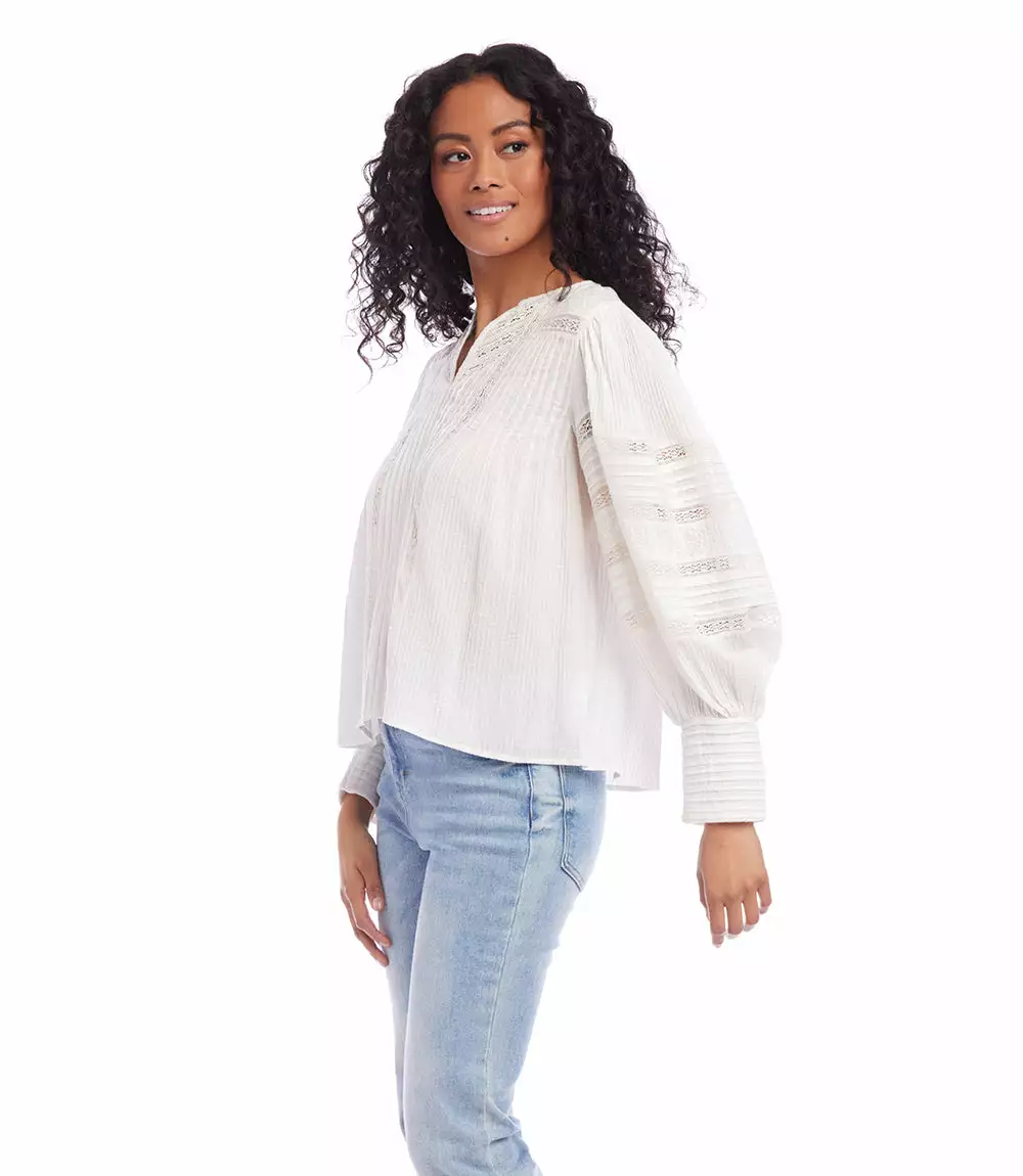 Karen Kane Blouson Sleeve Lace Top 7 Karen Kane Blouson Sleeve Lace Top - Image 5