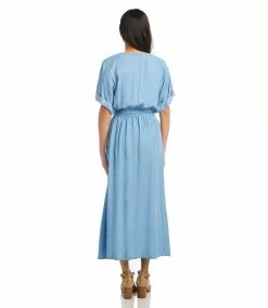 Karen Kane Cuffed Sleeve Dress 16 Karen Kane Cuffed Sleeve Dress -karen kane Sales Shop 1L98227 chambray 005 ac4addec 891b 4bb7 8995 51749ca40c34