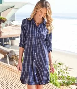 Karen Kane Check Shirtdress -karen kane Sales Shop 1 10 05 22 KK Location0371