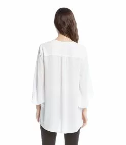 Karen Kane Bracelet Sleeve Asymmetric Top -karen kane Sales Shop 1l25405 off white 003 f209aeea a264 40b2 a122 64d20f50e937