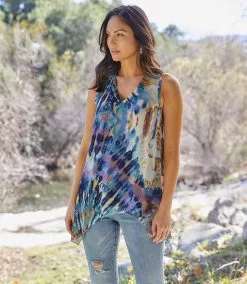 Karen Kane Uneven Hem Tank