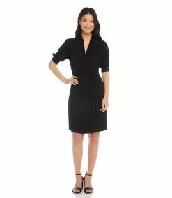 Karen Kane Short Sleeve Wrap Dress 13 Karen Kane Short Sleeve Wrap Dress -karen kane Sales Shop 3L13097 black 005 ee4b82d1 a645 4735 8352 b697737d768e