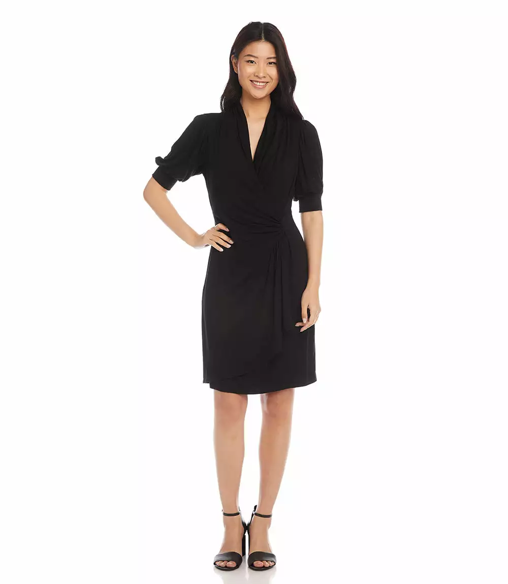 Karen Kane Short Sleeve Wrap Dress 6 Karen Kane Short Sleeve Wrap Dress - Image 4