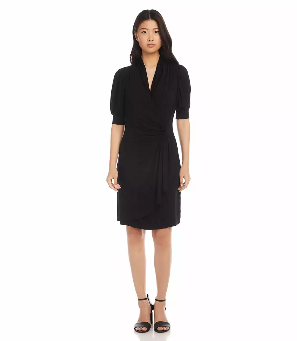 Karen Kane Short Sleeve Wrap Dress 4 Karen Kane Short Sleeve Wrap Dress - Image 2
