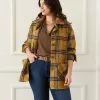 Karen Kane Plus Size Plaid Shirt Jacket