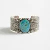 Karen Kane Oval Turquoise Stone Cuff Bracelet -karen kane Sales Shop B100028 001
