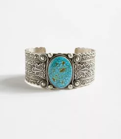 Karen Kane Oval Turquoise Stone Cuff Bracelet
