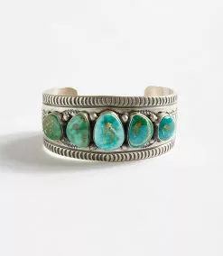 Karen Kane Turquoise Stone Cuff Bracelet