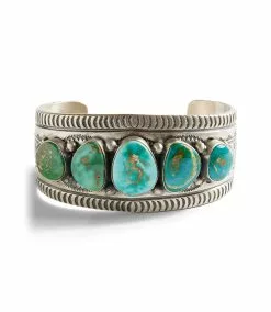 Karen Kane Turquoise Stone Cuff Bracelet -karen kane Sales Shop B100029 turqouise 001