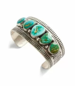 Karen Kane Turquoise Stone Cuff Bracelet -karen kane Sales Shop B100029 turqouise 002