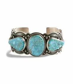 Karen Kane Kingman Turquoise Stone Cuff Bracelet -karen kane Sales Shop B100031 turqouise 001