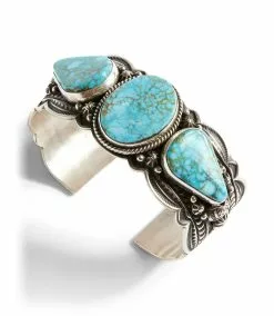 Karen Kane Kingman Turquoise Stone Cuff Bracelet -karen kane Sales Shop B100031 turqouise 002