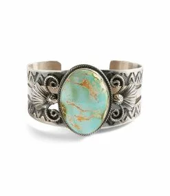 Karen Kane Turquoise Stone Cuff Bracelet -karen kane Sales Shop B100032 turqouise 001