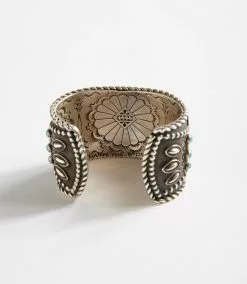 Karen Kane Embellished Turquoise Stone Cuff Bracelet -karen kane Sales Shop B100038 002