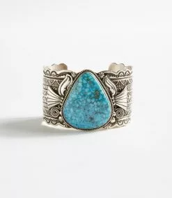 Karen Kane Turquoise Stone Cuff Bracelet