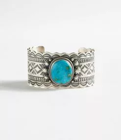 Karen Kane Turquoise Stone Cuff Bracelet