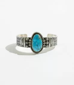 Karen Kane Oval Turquoise Stone Bracelet