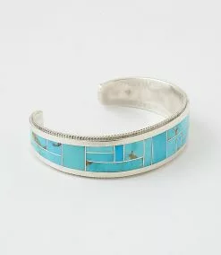 Karen Kane Sterling Silver Turquoise Inlay Cuff Bracelet -karen kane Sales Shop B200007 turquoise 003 26615571 2842 4450 9e55 b99abc9896bd