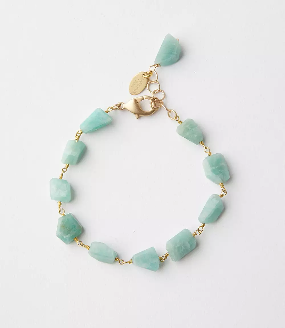 Karen Kane Amazonite Stone Bracelet 5 Karen Kane Amazonite Stone Bracelet - Image 3