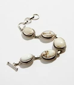 Karen Kane White Buffalo Stone Link Bracelet -karen kane Sales Shop B200017 WHT 2