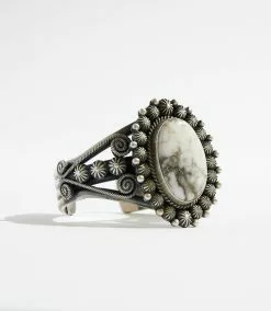 Karen Kane White Buffalo Stone Cuff Bracelet -karen kane Sales Shop B200018 WHT 3