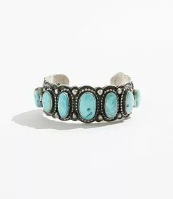 Karen Kane Turquoise Stone Cuff Bracelet