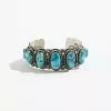 Karen Kane #8 Turquoise Stone Cuff Bracelet -karen kane Sales Shop B200021 TUR 1