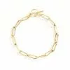 Karen Kane Thin Gold Chain Bracelet 1 Karen Kane Thin Gold Chain Bracelet -karen kane Sales Shop B200027 GOL 1