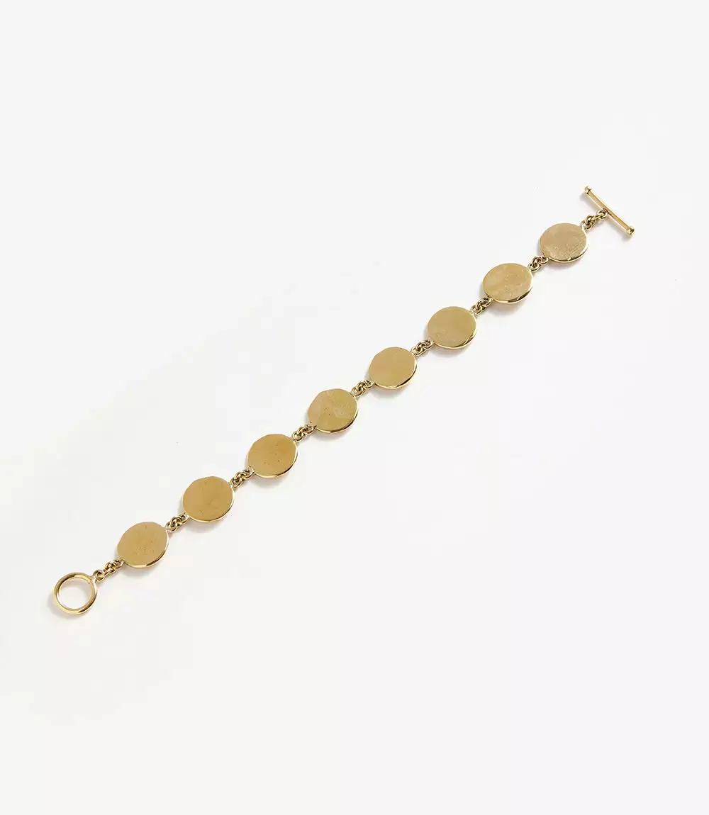 Karen Kane Gold Disc Station Braclet 4 Karen Kane Gold Disc Station Braclet - Image 2