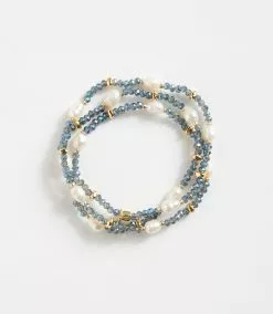 Karen Kane Gemstone And Pearl Bracelet
