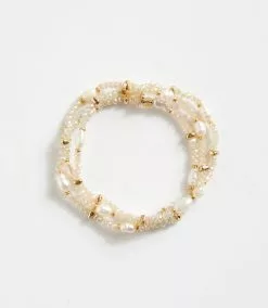 Karen Kane Gemstone And Pearl Bracelet