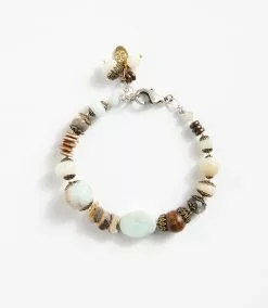 Karen Kane Stone And Shell Bracelet