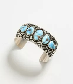 Karen Kane Turquoise Stone Cuff Bracelet -karen kane Sales Shop B300004 SIL 2