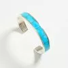 Karen Kane Turquoise Inlay Cuff Bracelet -karen kane Sales Shop B300005 SIL 2