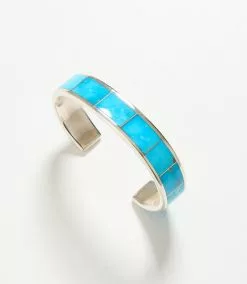 Karen Kane Turquoise Inlay Cuff Bracelet