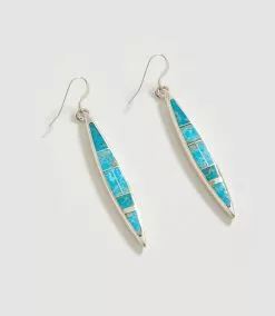 Karen Kane Turquoise Inlay Earrings