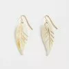 Karen Kane Horn Leaf Earrings -karen kane Sales Shop E200018 WHT