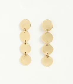 Karen Kane Gold Disc Earrings