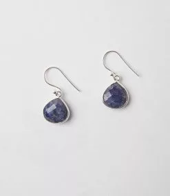 Karen Kane Gemstone Pear Drop Earrings