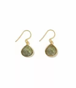 Karen Kane Gemstone Pear Drop Earrings -karen kane Sales Shop E300003 labradorite 001 7ee6d6a5 b039 4730 ac2f 8e50219a1a4e