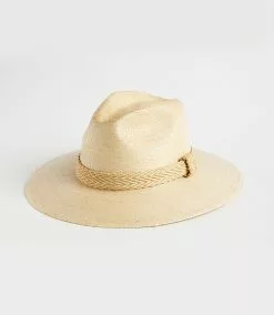 Karen Kane Braided Trim Fedora Hat